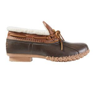 Women's Bean Boots, Rubber Moc Sherpa-Lined